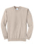 Port & Company PC78 Mens Core Pill Resistant Fleece Crewneck Sweatshirt Light Sand Brown Flat Front