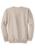 Port & Company PC78 Mens Core Pill Resistant Fleece Crewneck Sweatshirt Light Sand Brown Flat Back