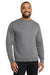 Port & Company PC78 Mens Core Pill Resistant Fleece Crewneck Sweatshirt Medium Grey Model Front