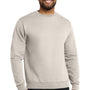 Port & Company Mens Core Pill Resistant Fleece Crewneck Sweatshirt - Natural