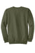 Port & Company PC78 Mens Core Pill Resistant Fleece Crewneck Sweatshirt Olive Drab Green Flat Back
