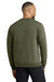 Port & Company PC78 Mens Core Pill Resistant Fleece Crewneck Sweatshirt Olive Drab Green Model Back