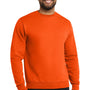 Port & Company Mens Core Pill Resistant Fleece Crewneck Sweatshirt - Safety Orange