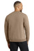 Port & Company PC78 Mens Core Pill Resistant Fleece Crewneck Sweatshirt Sand Brown Model Back