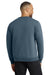 Port & Company PC78 Mens Core Pill Resistant Fleece Crewneck Sweatshirt Steel Blue Model Back