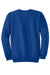 Port & Company PC78 Mens Core Pill Resistant Fleece Crewneck Sweatshirt True Royal Blue Flat Back