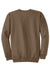 Port & Company PC78 Mens Core Pill Resistant Fleece Crewneck Sweatshirt Woodland Brown Flat Back