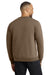 Port & Company PC78 Mens Core Pill Resistant Fleece Crewneck Sweatshirt Woodland Brown Model Back
