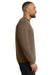 Port & Company PC78 Mens Core Pill Resistant Fleece Crewneck Sweatshirt Woodland Brown Model Side