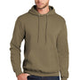 Port & Company Mens Core Pill Resistant Fleece Hooded Sweatshirt Hoodie w/ Pouch Pocket - Coyote Brown