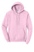 Port & Company PC78H/PC78HT Mens Core Pill Resistant Fleece Hooded Sweatshirt Hoodie w/ Pouch Pocket Cherry Blossom Pink Flat Front