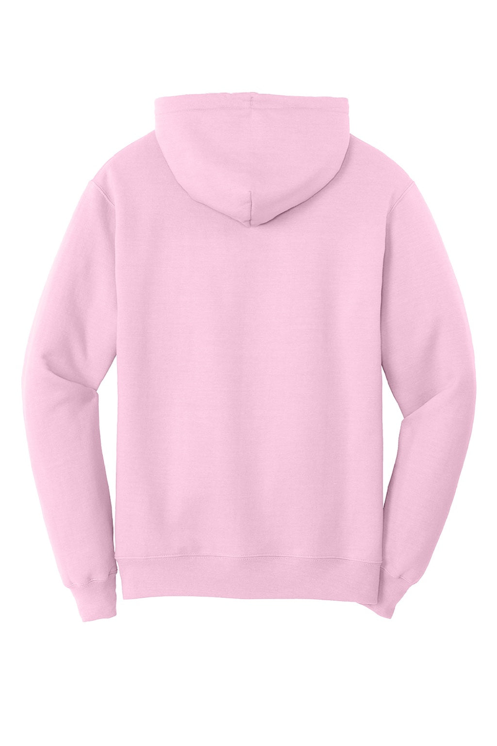 Port & Company PC78H/PC78HT Mens Core Pill Resistant Fleece Hooded Sweatshirt Hoodie w/ Pouch Pocket Cherry Blossom Pink Flat Back
