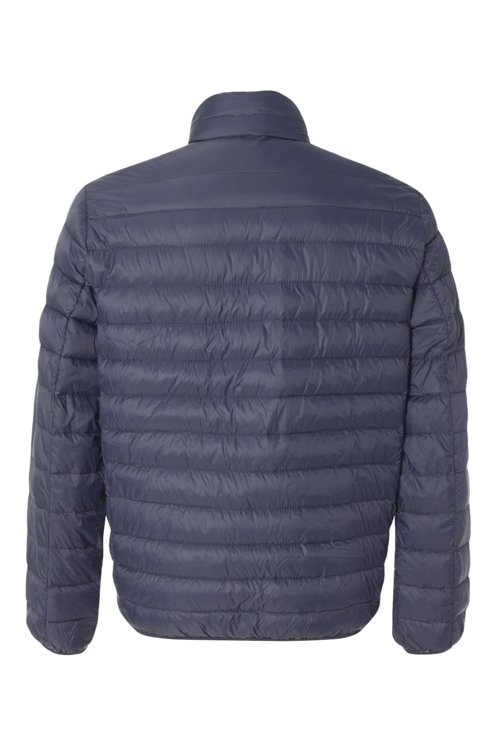 Weatherproof 15600 Mens 32 Degrees Packable Down Wind & Water Resistant Full Zip Jacket Classic Navy Blue Flat Back