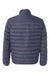Weatherproof 15600 Mens 32 Degrees Packable Down Wind & Water Resistant Full Zip Jacket Classic Navy Blue Flat Back