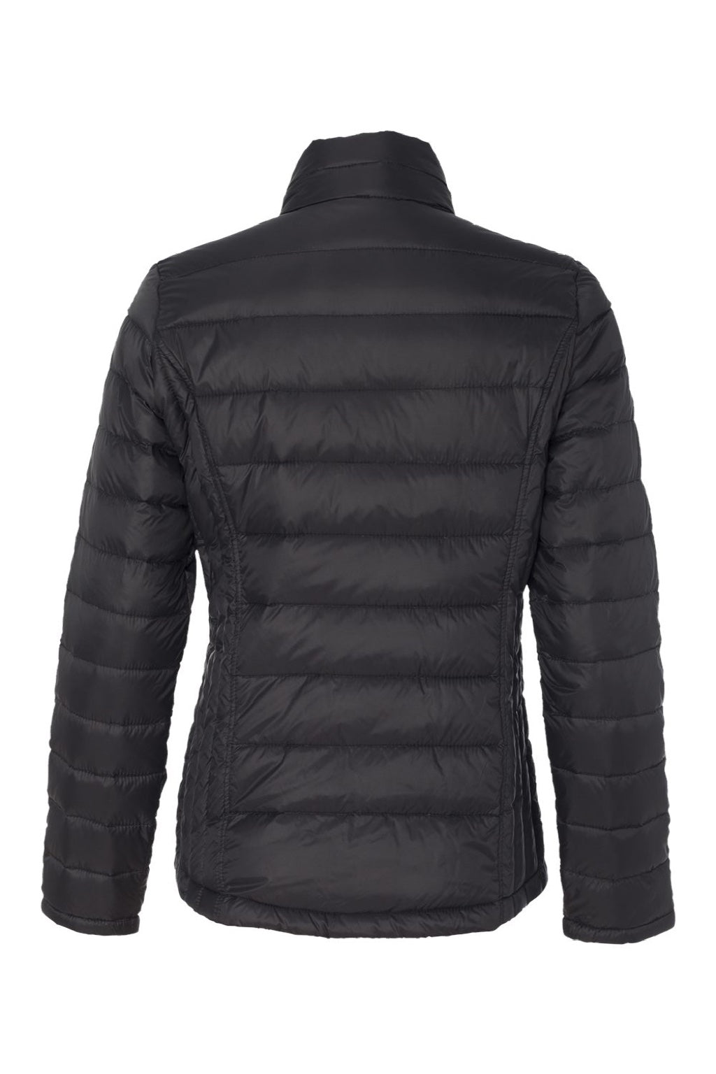 Weatherproof 15600W Womens 32 Degrees Packable Down Wind & Water Resistant Full Zip Jacket Black Flat Back