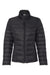 Weatherproof 15600W Womens 32 Degrees Packable Down Wind & Water Resistant Full Zip Jacket Black Flat Front