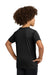 Gildan 42000B Youth Performance Jersey Moisture Wicking Short Sleeve Crewneck T-Shirt Black Model Back
