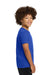 Gildan 42000B Youth Performance Jersey Moisture Wicking Short Sleeve Crewneck T-Shirt Royal Blue Model Side