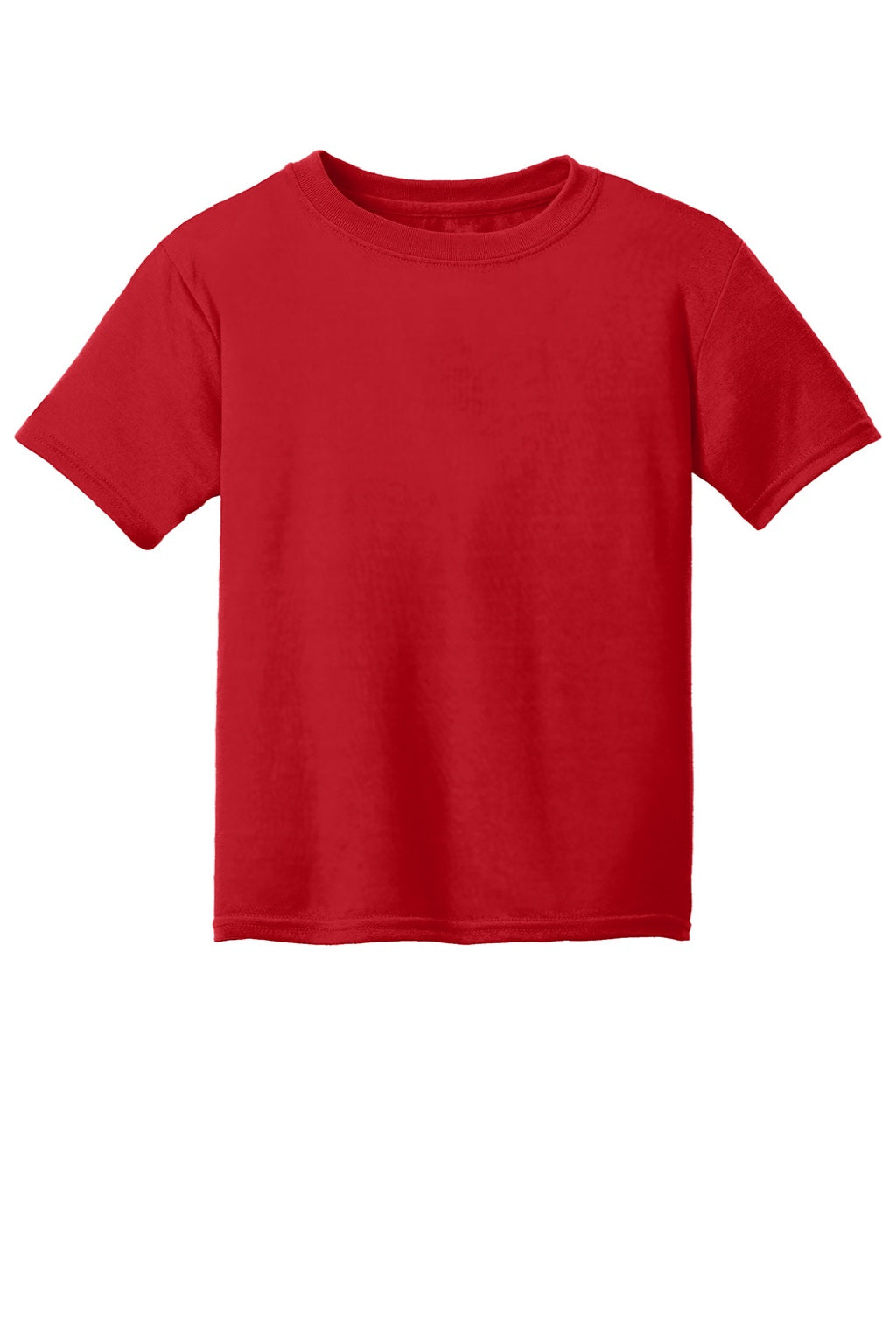 Gildan 42000B Youth Performance Jersey Moisture Wicking Short Sleeve Crewneck T-Shirt Red Flat Front