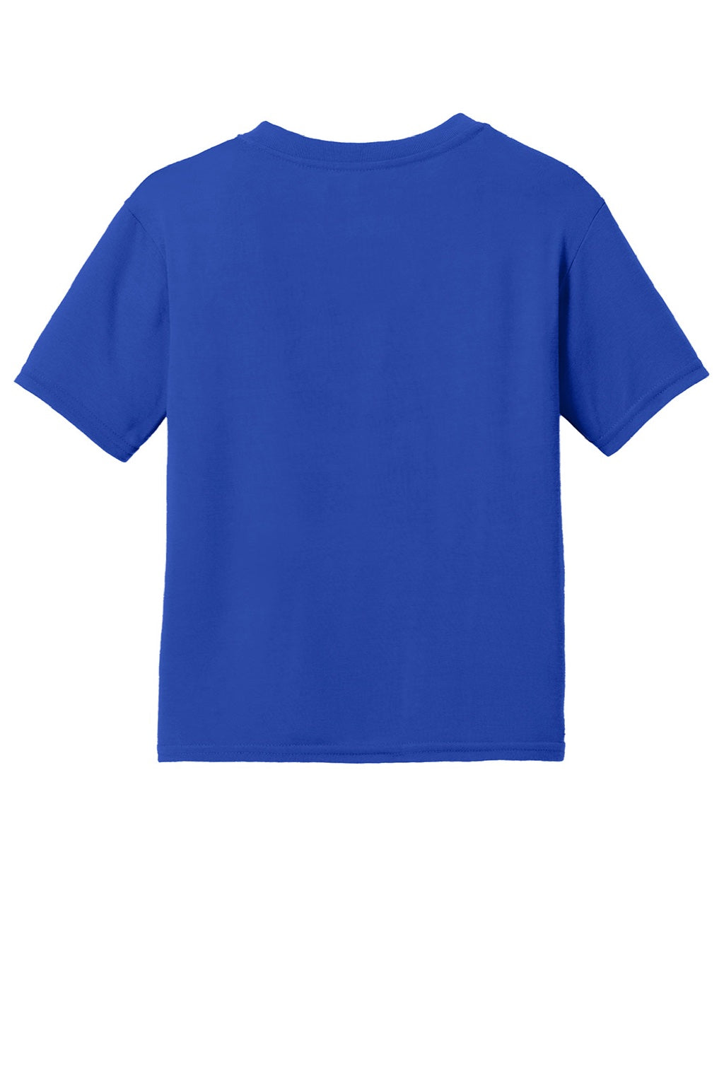 Gildan 42000B Youth Performance Jersey Moisture Wicking Short Sleeve Crewneck T-Shirt Royal Blue Flat Back