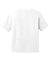 Gildan 42000B Youth Performance Jersey Moisture Wicking Short Sleeve Crewneck T-Shirt White Flat Back