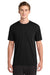 Gildan 42000 Mens Performance Jersey Moisture Wicking Short Sleeve Crewneck T-Shirt Black Model Front