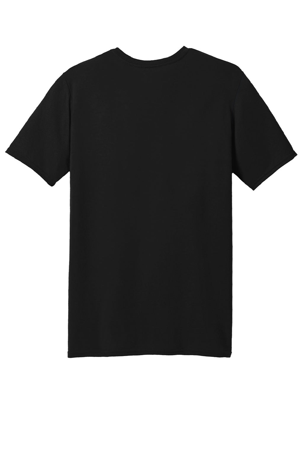 Gildan 42000 Mens Performance Jersey Moisture Wicking Short Sleeve Crewneck T-Shirt Black Flat Back