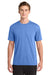 Gildan 42000 Mens Performance Jersey Moisture Wicking Short Sleeve Crewneck T-Shirt Carolina Blue Model Front