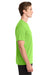 Gildan 42000 Mens Performance Jersey Moisture Wicking Short Sleeve Crewneck T-Shirt Lime Green Model Side