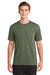 Gildan 42000 Mens Performance Jersey Moisture Wicking Short Sleeve Crewneck T-Shirt Military Green Model Front