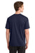 Gildan 42000 Mens Performance Jersey Moisture Wicking Short Sleeve Crewneck T-Shirt Navy Blue Model Back