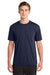 Gildan 42000 Mens Performance Jersey Moisture Wicking Short Sleeve Crewneck T-Shirt Navy Blue Model Front