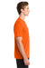 Gildan 42000 Mens Performance Jersey Moisture Wicking Short Sleeve Crewneck T-Shirt Orange Model Side