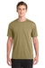 Gildan 42000 Mens Performance Jersey Moisture Wicking Short Sleeve Crewneck T-Shirt Prairie Dust Model Front