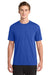 Gildan 42000 Mens Performance Jersey Moisture Wicking Short Sleeve Crewneck T-Shirt Royal Blue Model Front