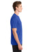 Gildan 42000 Mens Performance Jersey Moisture Wicking Short Sleeve Crewneck T-Shirt Royal Blue Model Side