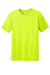 Gildan 42000 Mens Performance Jersey Moisture Wicking Short Sleeve Crewneck T-Shirt Safety Green Flat Front