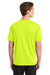 Gildan 42000 Mens Performance Jersey Moisture Wicking Short Sleeve Crewneck T-Shirt Safety Green Model Back