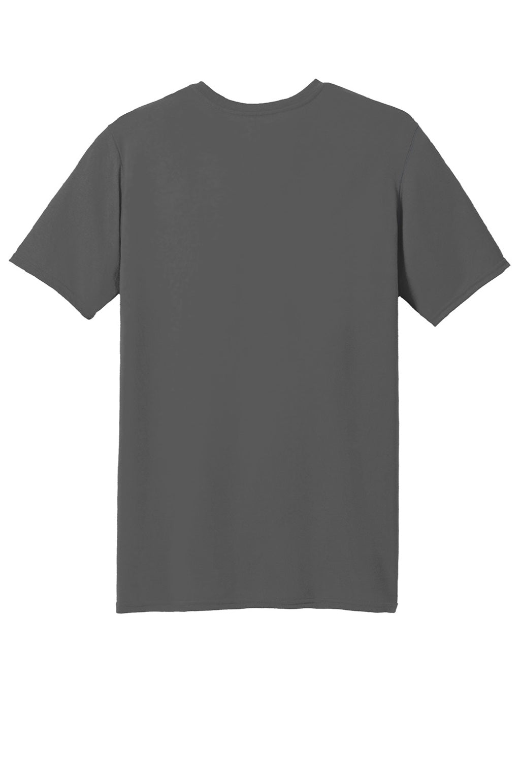 Gildan 42000 Mens Performance Jersey Moisture Wicking Short Sleeve Crewneck T-Shirt Charcoal Grey Flat Back