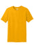 Gildan 42000 Mens Performance Jersey Moisture Wicking Short Sleeve Crewneck T-Shirt Gold Flat Front
