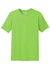 Gildan 42000 Mens Performance Jersey Moisture Wicking Short Sleeve Crewneck T-Shirt Lime Green Flat Front