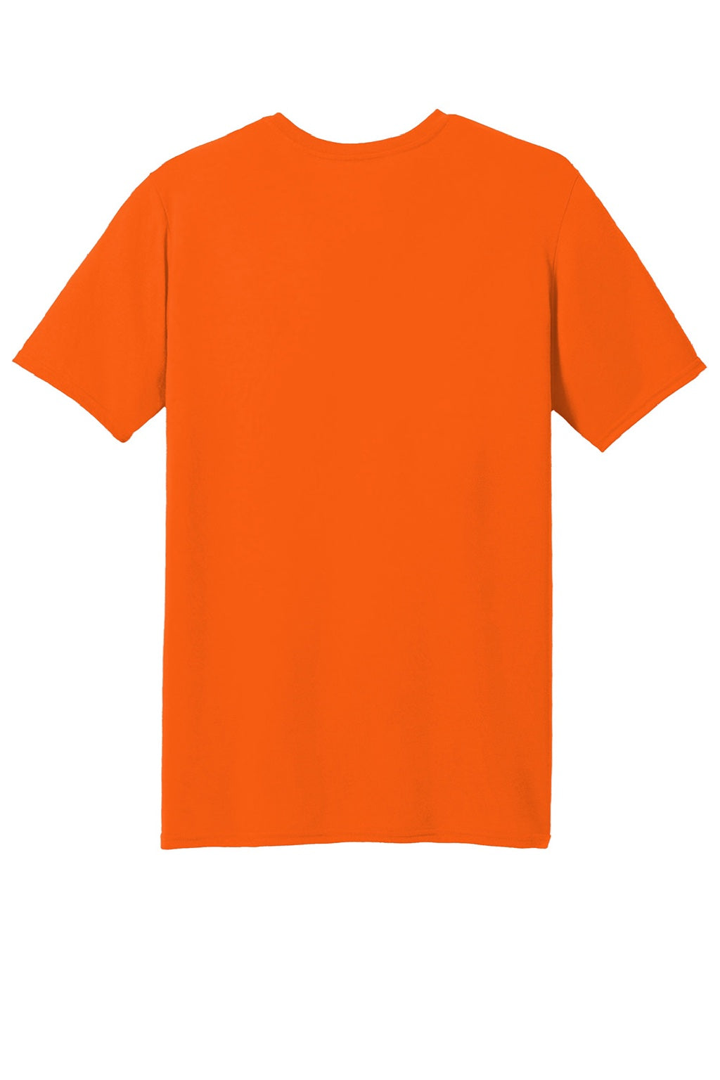 Gildan 42000 Mens Performance Jersey Moisture Wicking Short Sleeve Crewneck T-Shirt Orange Flat Back