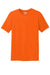 Gildan 42000 Mens Performance Jersey Moisture Wicking Short Sleeve Crewneck T-Shirt Orange Flat Front