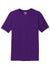 Gildan 42000 Mens Performance Jersey Moisture Wicking Short Sleeve Crewneck T-Shirt Purple Flat Front