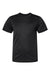 Augusta Sportswear 791 Youth Nexgen Moisture Wicking Short Sleeve Crewneck T-Shirt Black Flat Front