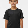 Augusta Sportswear Youth Nexgen Moisture Wicking Short Sleeve Crewneck T-Shirt - Black - NEW