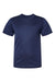Augusta Sportswear 791 Youth Nexgen Moisture Wicking Short Sleeve Crewneck T-Shirt Navy Blue Flat Front