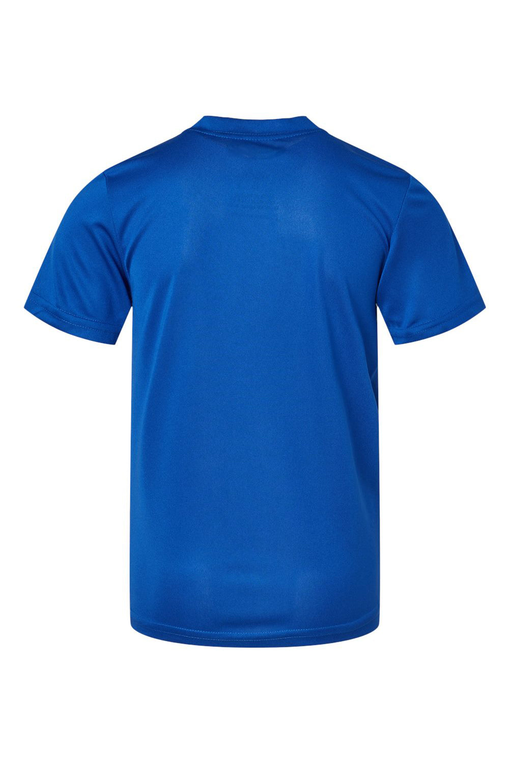 Augusta Sportswear 791 Youth Nexgen Moisture Wicking Short Sleeve Crewneck T-Shirt Royal Blue Flat Back