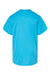 Badger 2120 Youth B-Core Moisture Wicking Short Sleeve Crewneck T-Shirt Electric Blue Flat Back