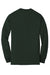 Gildan 8400 Mens DryBlend Moisture Wicking Long Sleeve Crewneck T-Shirt Forest Green Flat Back